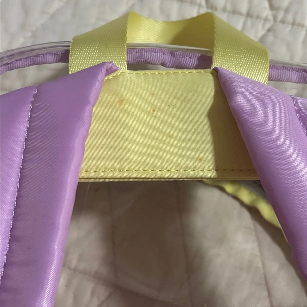 VGUC Stoney Clover x Target Clear Backpack with Purple and Yellow Accents - Picture 3 of 5